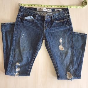 Hollister Laguna Skinny 3s Ripped Jeans